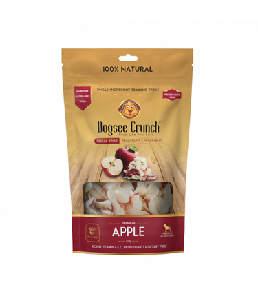 Dogsee Crunch Apple: Freeze-Dried Apple Dog Training Treats 10g